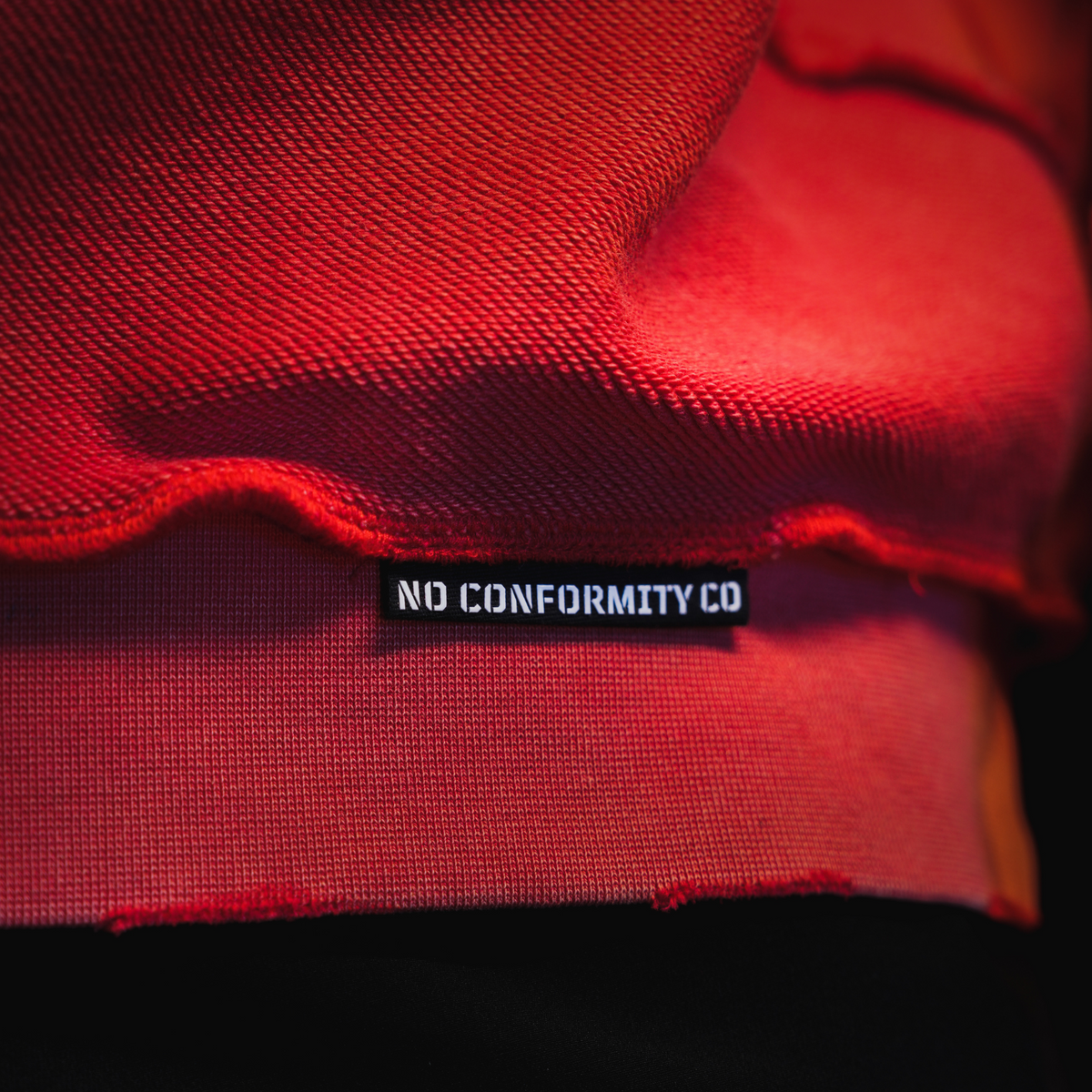 X_HOODIE / WASHED RED