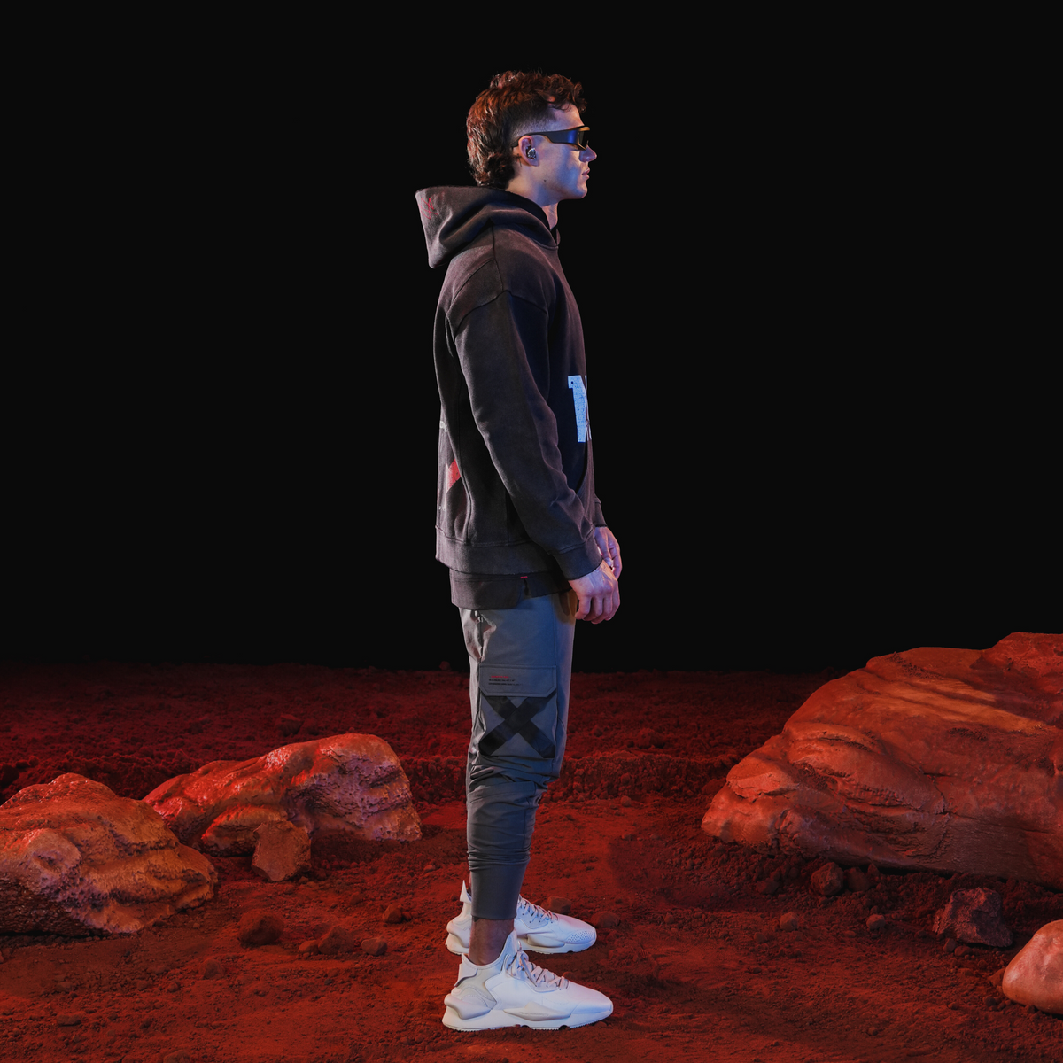 ICON_HOODIE / WASHED BLACK
