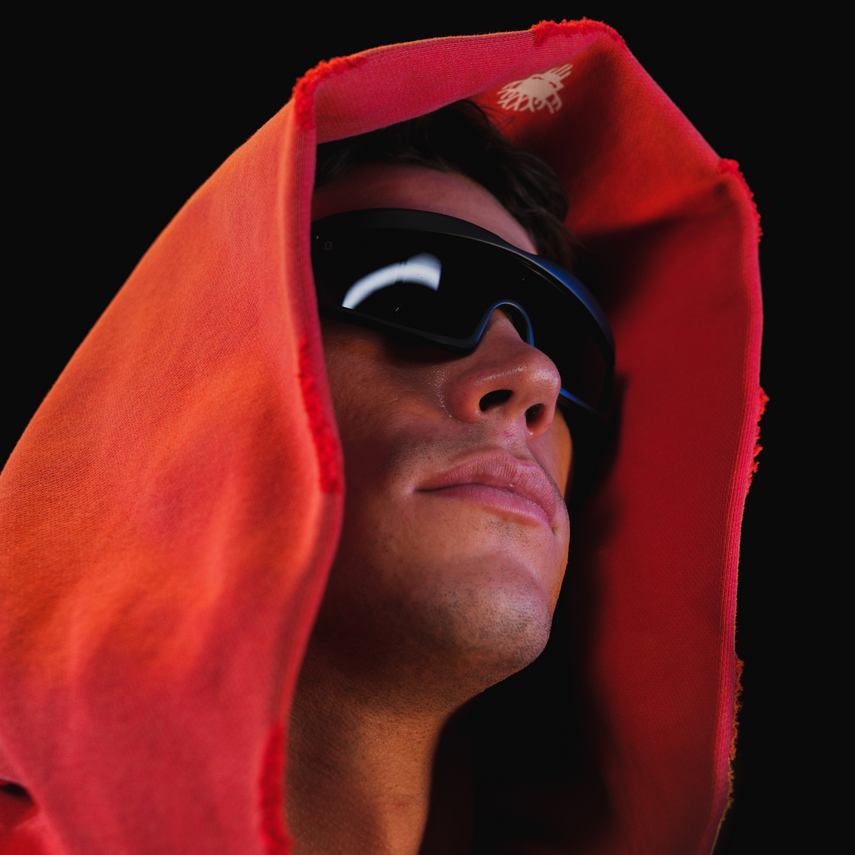 X_HOODIE / WASHED RED